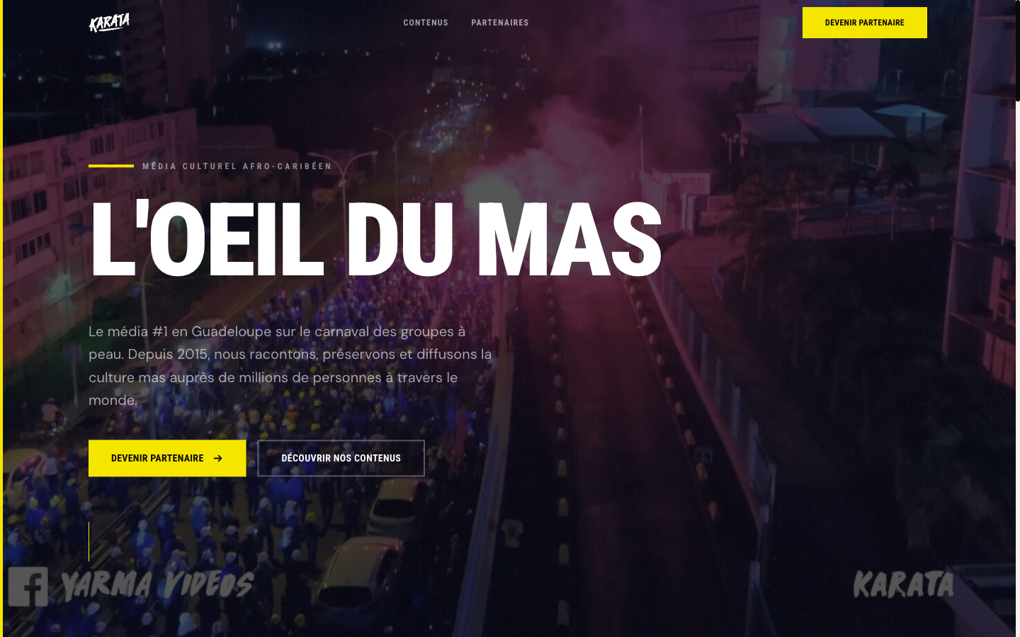 Aperçu principal de Site Asso Karata
